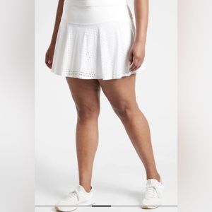 New! ATHLETA A Game Skort 14" White Size 2X #566680